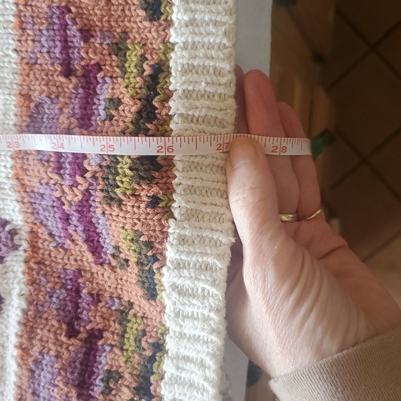 Vintage Cristina’s Unique Heavy Pullover Glam Gorgeous Floral Sz. M Sweater - Picture 8 of 8